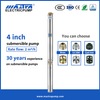 Mastra 4 pulgadas AC soalr bomba sumergible R95-A bomba de agua solar sumergible de acero inoxidable