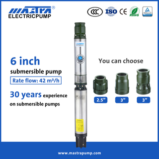 Proveedores de bombas sumergibles Mastra de 6 pulgadas R150-GS 380V Bomba de agua sumergible