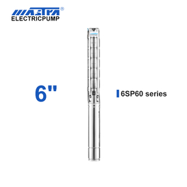 Bomba sumergible de acero inoxidable de Mastra 6 pulgadas - 6SSP Series 60 m³ / H flujo de flujo profundo de flujo profundo