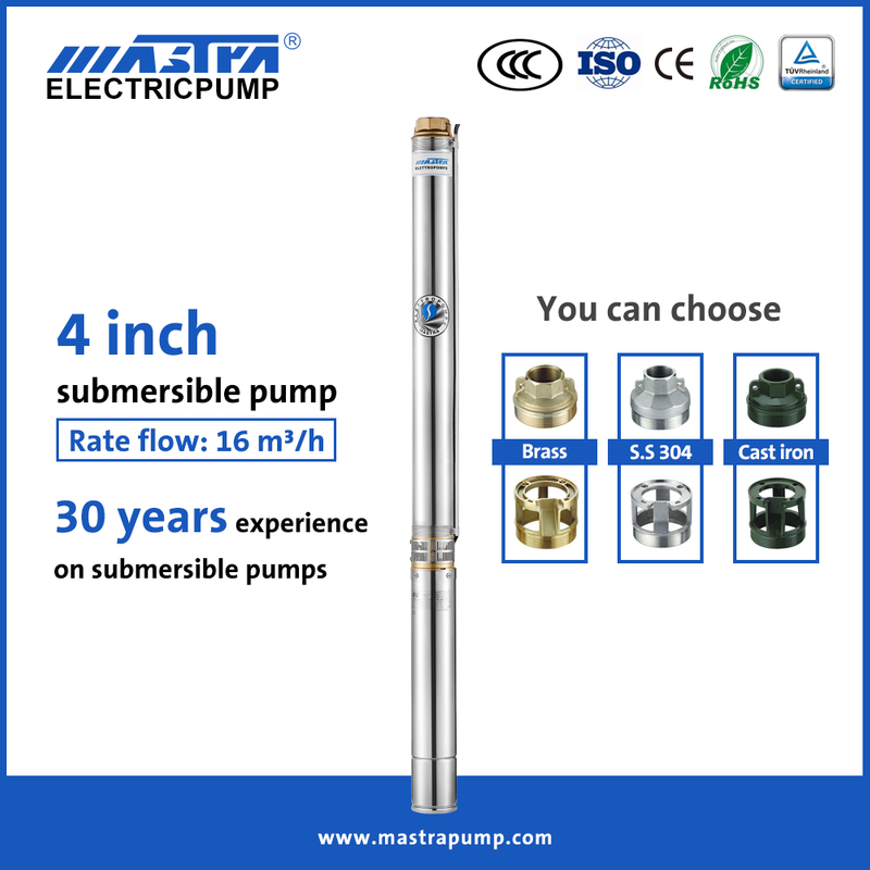 Mastra bomba sumergible de pozo profundo de 4 pulgadas R95-DG Comprar bomba de agua solar