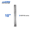 Aire acondicionado central con bomba sumergible de acero inoxidable de 10 pulgadas mastra precios serie 10SP caudal nominal de 160 m³ / h