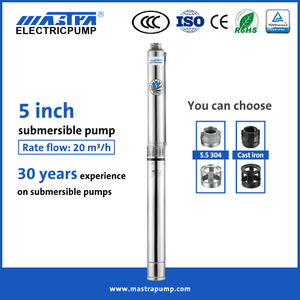 MASTRA 5 pulgadas de riego sumergible Bomba R125 Precio de la máquina de bombeo en Nigeria