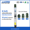 Fabricantes de bombas de pozo sumergibles Mastra de 6 pulgadas R150-GS bombas de agua sumergibles para fuentes