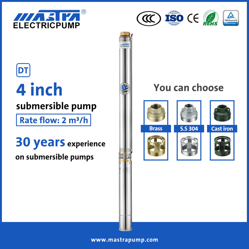 Mastra, bomba de agua sumergible solar de CA de 4 pulgadas, bomba de agua sumergible para fuente de R95-DT